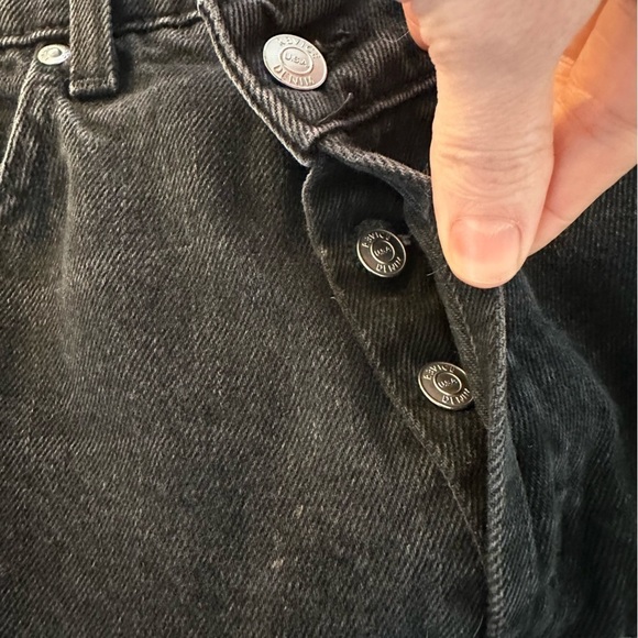 Revice Joey Jeans Women's Size 29 Black Crossover High Rise Waist 90's Fit - Picture 8 of 8